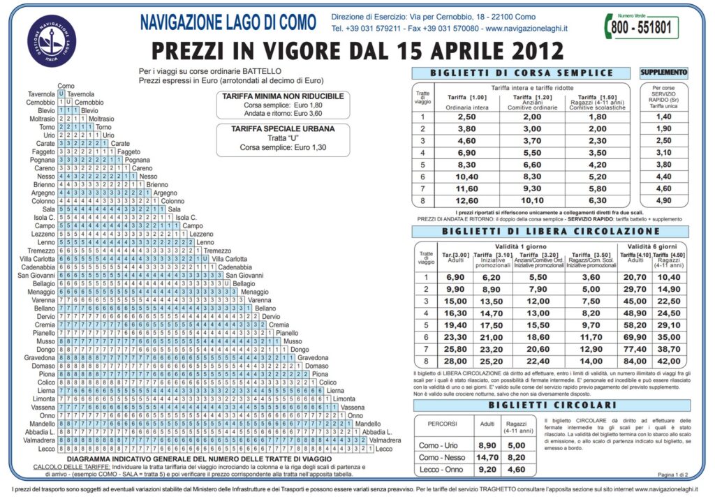 Jezioro Como Prom rejsy bilety ceny i rozkład w 2023 roku BelSole