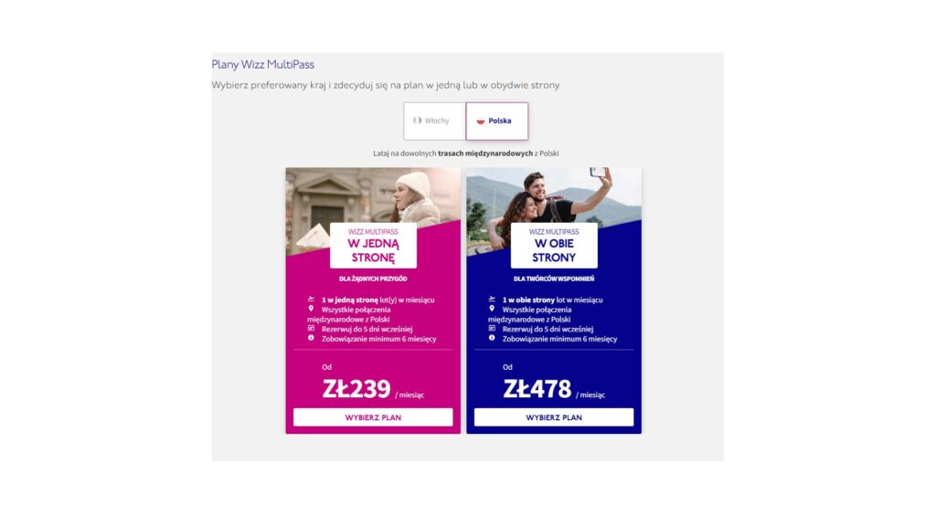 Wszystkie Ceny Ile Kosztuje Bilet Miesi Czny Wizzair Abonament Wizz