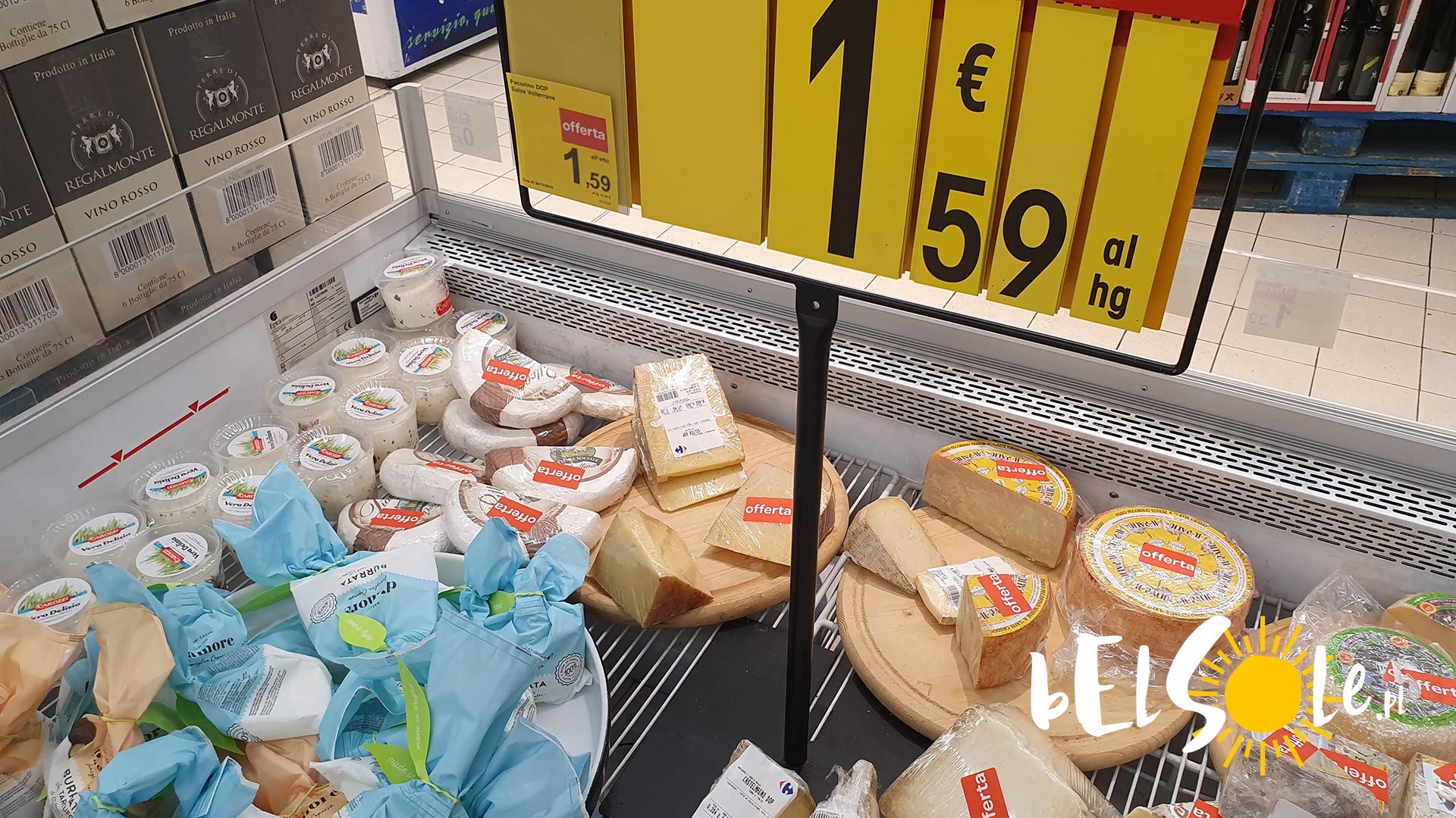 ceny serów we włoszech