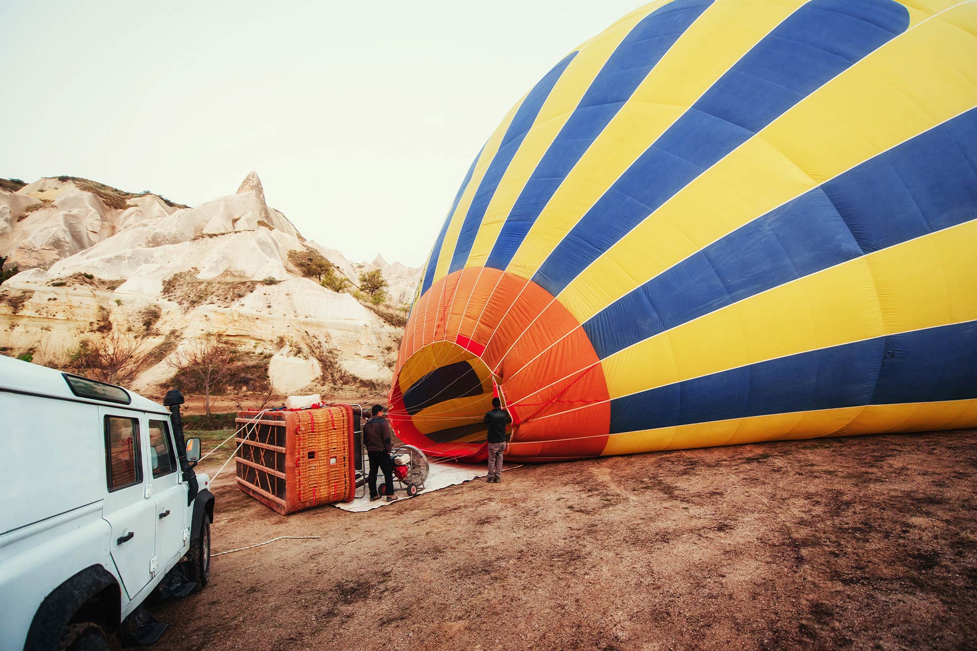 jak wygląda lot balonem Kapadocja
