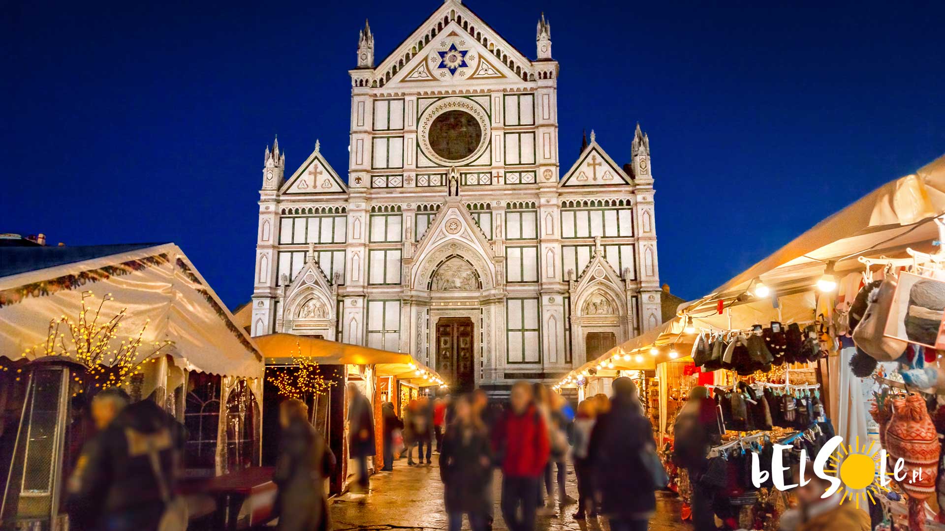 jarmark bożonarodzeniowy we Florencji