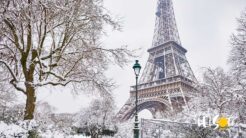 Paryż w zimie