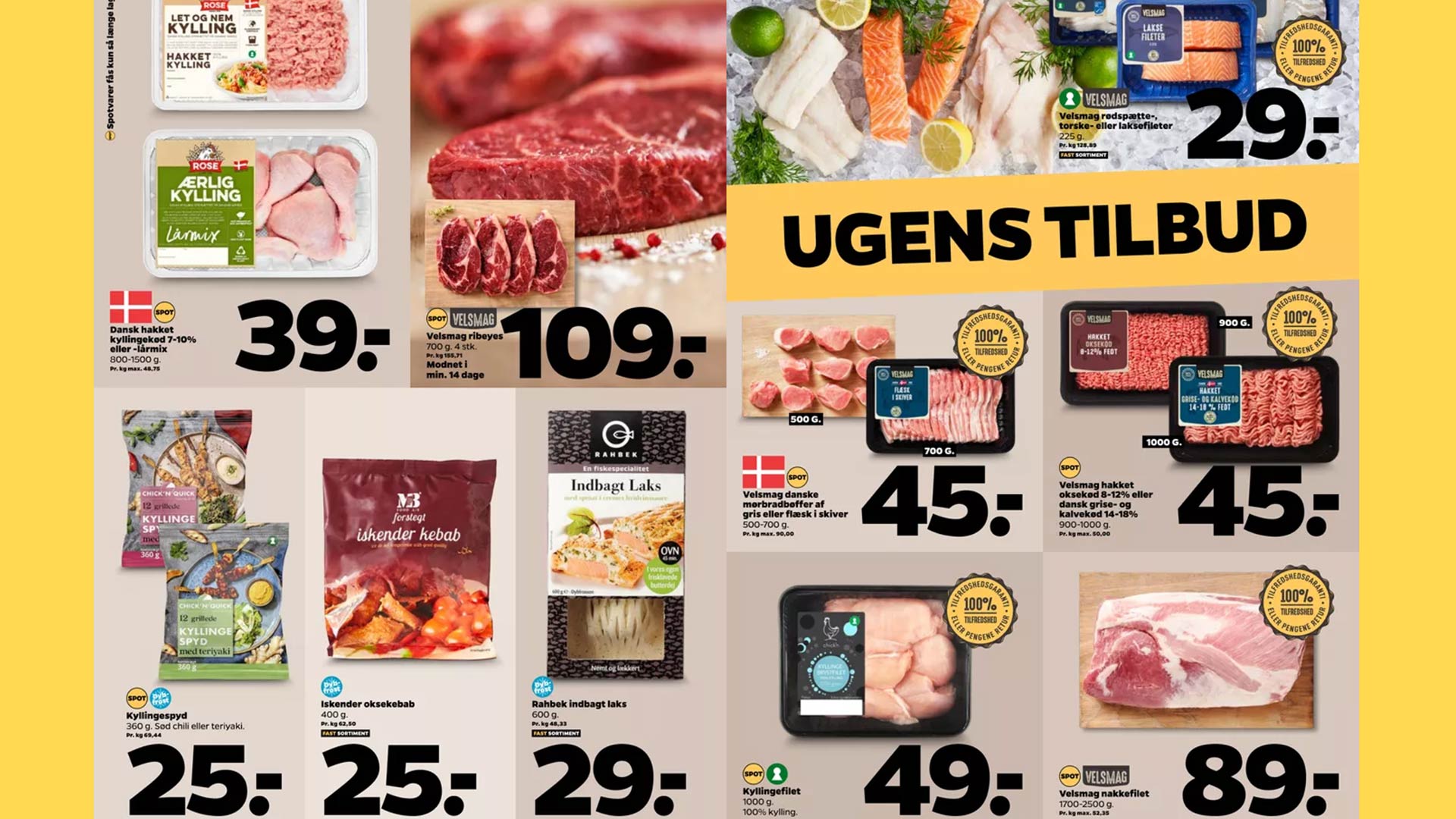 Ceny w sklepach w Danii