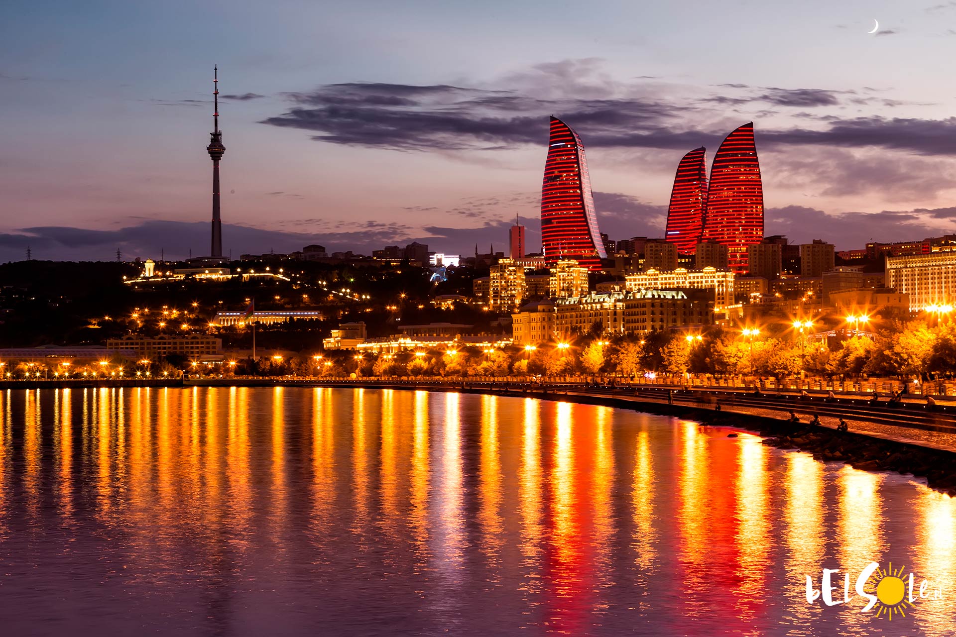 Ogniste wieże Baku