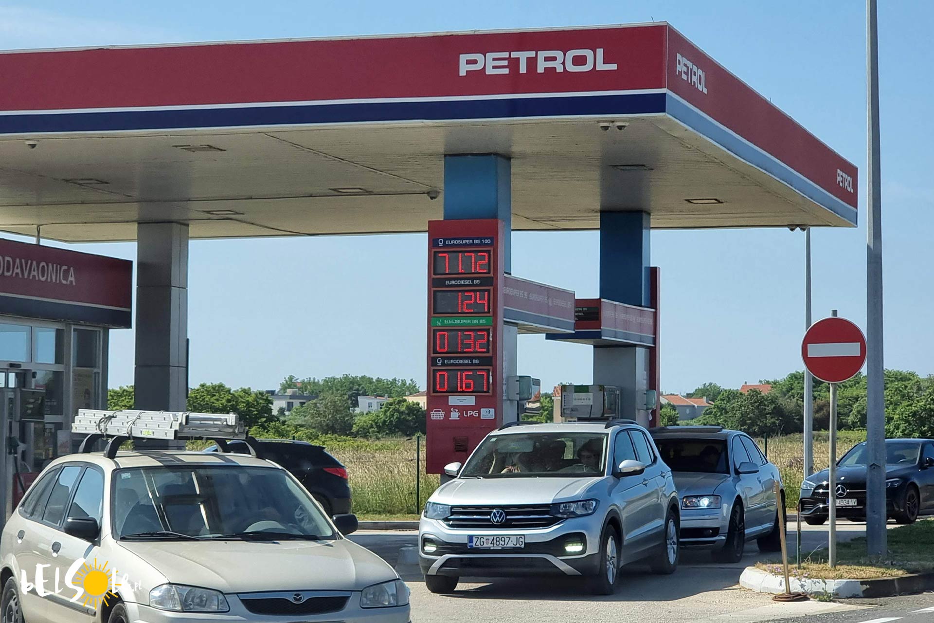 Cena paliwa w Chorwacji w wakacje 2023