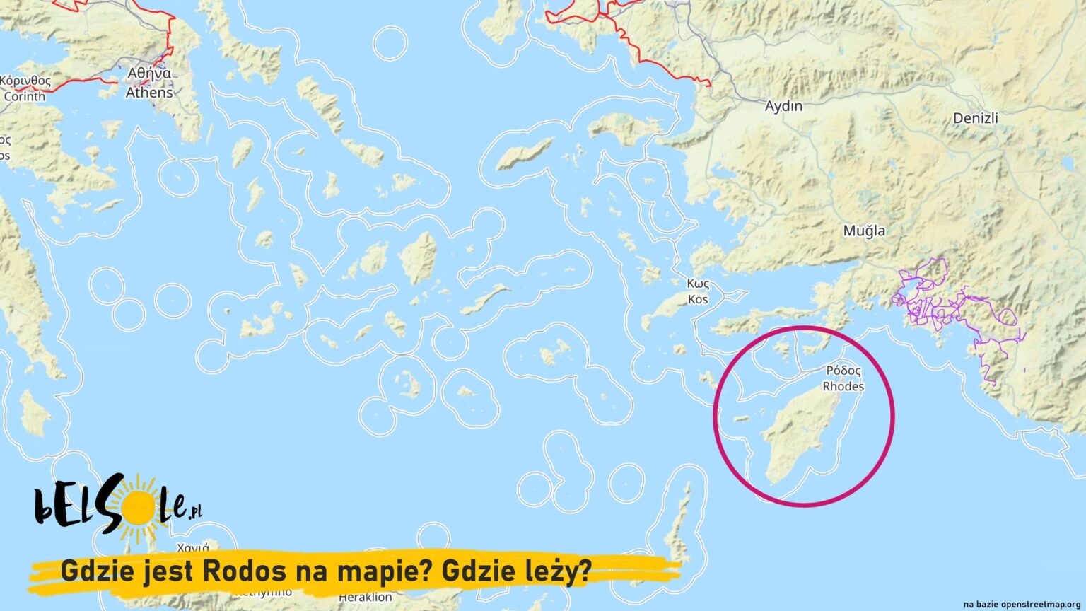 Gdzie jest Rodos? Gdzie leży Rodos? Jaki kraj, jakie morze i archipelag ...